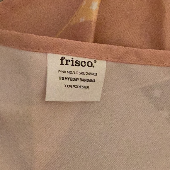 NEW Frisco It's My Birthday Dog & Cat Bandana, Pink - Picture 5 of 6